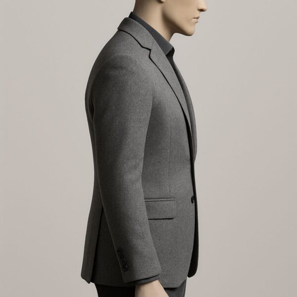 EZZA BEE grey men’s stylish blazer - Image 3
